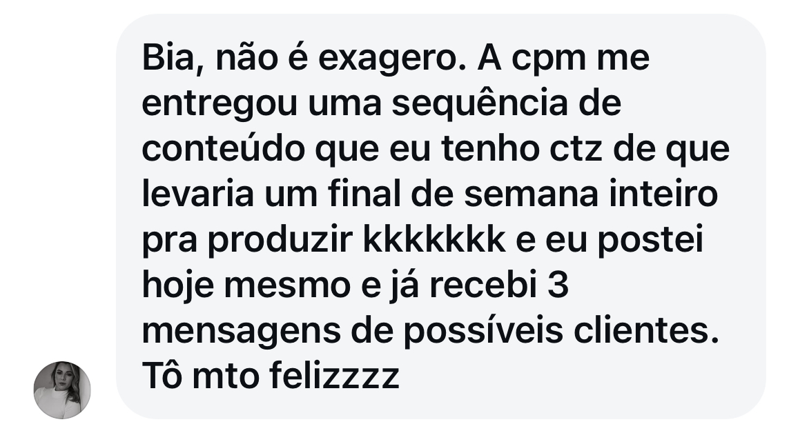 Depoimento de aluna sobre o método Imperium aplicado ao Claude